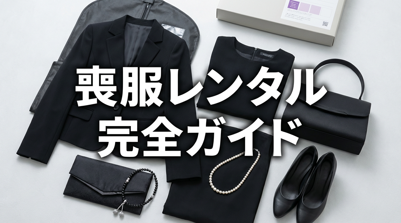 喪服レンタル完全ガイド｜料金相場・即日対応・選び方・フルセット比較【2026年版】