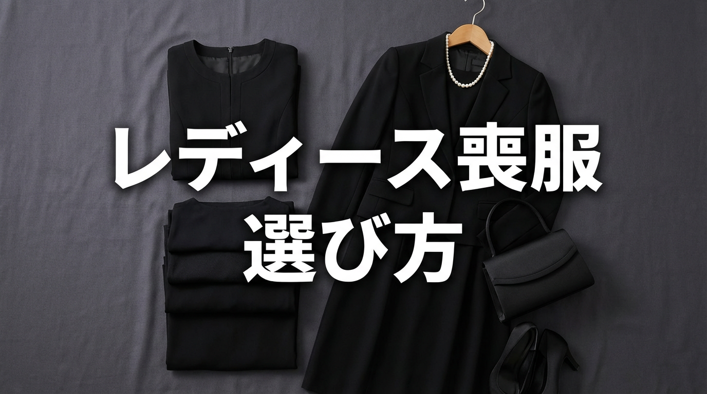 【レディース】年代別・喪服レンタルの選び方ガイド(20代・30代・40代・50代〜)