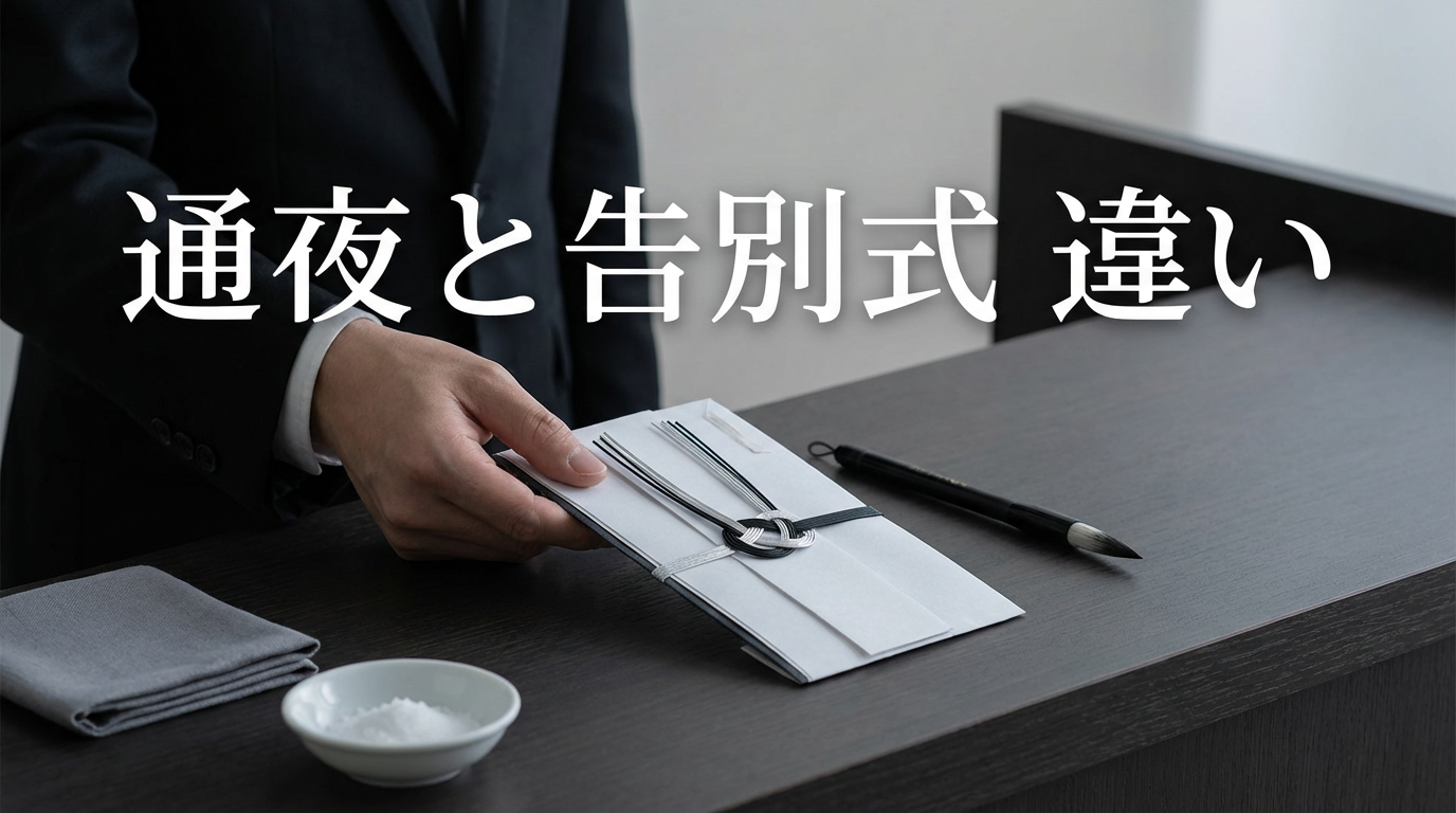 通夜と告別式の違いと流れ｜どちらに出る？服装・持ち物