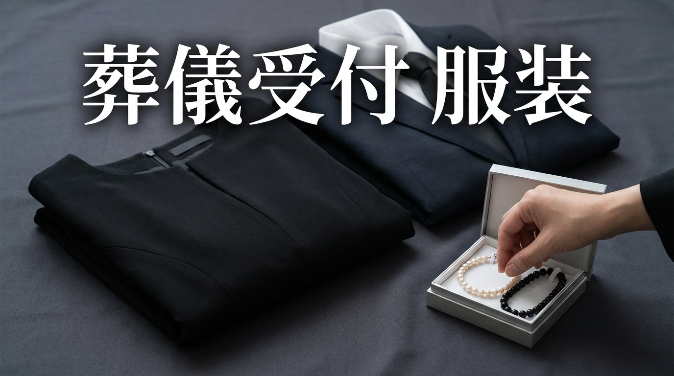 葬儀の受付・親族代表を頼まれたら服装はどうする？一般参列者より格式高い喪服が必要なのか徹底解説